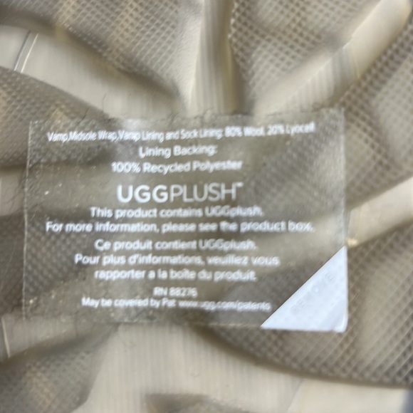 NWOT UGG Fluffita Clear Platform Slippers Sandals shoes in Black - Picture 7 of 9